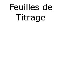 Feuille de titrage