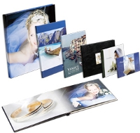 Exemples d'albums photo reliés par agrafage