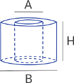 Dimensions du fût de fil de piquage