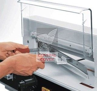 Massicot électrique Ideal 4350 sur stand - vue 4