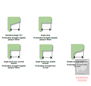 Coupeuse Intercalaires Onglematic O7 découpe double arrondis américain - vue 3