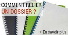 Reliures seules ou faire relier son document - Self Copy